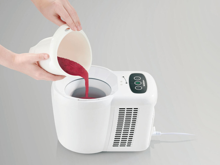 SILVERCREST® KITCHEN TOOLS Eismaschine »SEM 90 C3«, selbstkühlend Räumungsverkauf