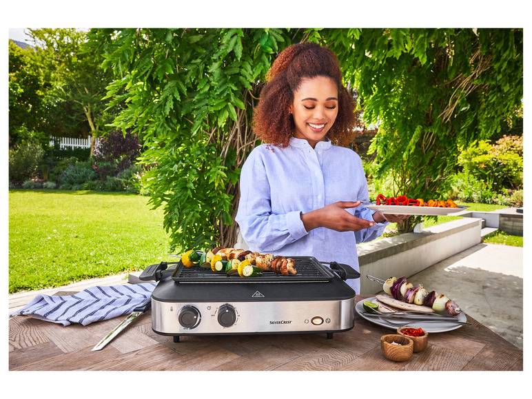 SILVERCREST® KITCHEN TOOLS Multifunktionsgrill SMEG 1600 A1, mit Kebabfunktion Tiefpreis