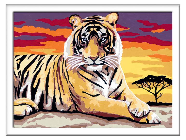 Ravensburger Malen nach Zahlen »Majestätischer Tiger« Riesige Rabatte