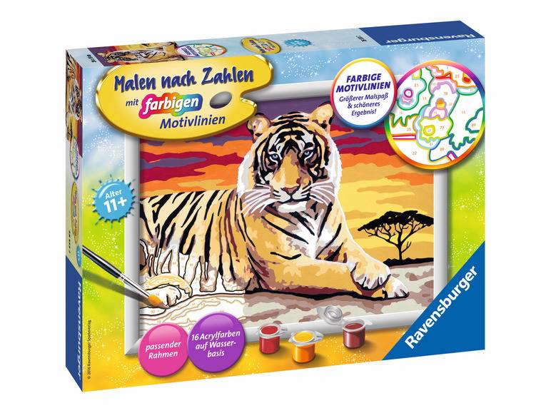 Ravensburger Malen nach Zahlen »Majestätischer Tiger« Riesige Rabatte