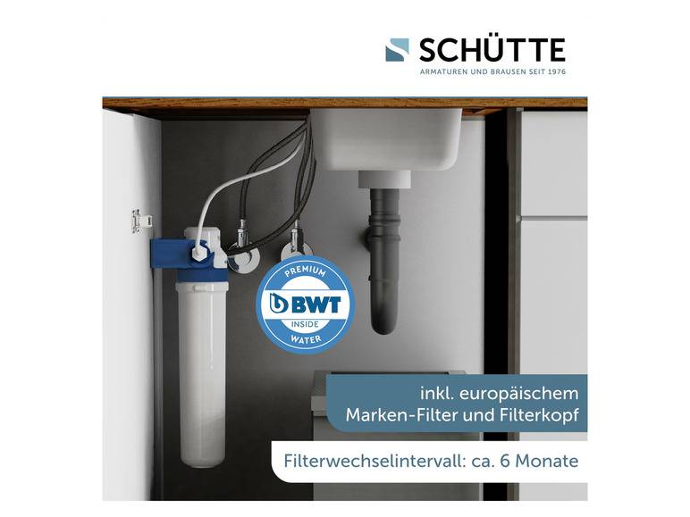 Schütte Küchenarmatur mit Filtersystem »Aquastar Pro«, mit 360° schwenkbarem Auslauf 50% Rabatt mit kostenlosem Versand