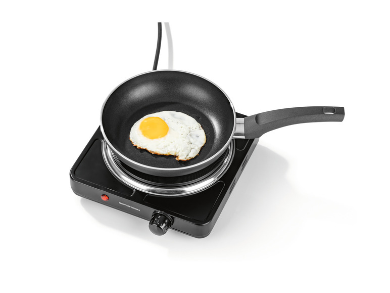 GOURMETmaxx Einzelkochplatte 1500 W schwarz Kostenloser Versand international