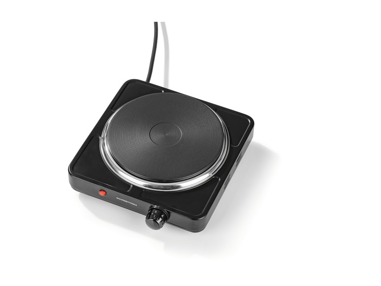 GOURMETmaxx Einzelkochplatte 1500 W schwarz Kostenloser Versand international