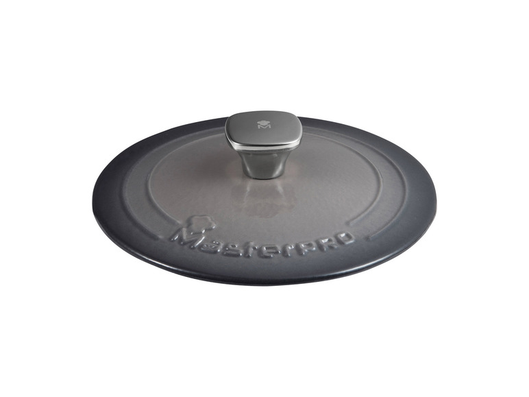 Masterpro Kasserolle, Gusseisen, mit Deckel, Ø22 cm Angebote
