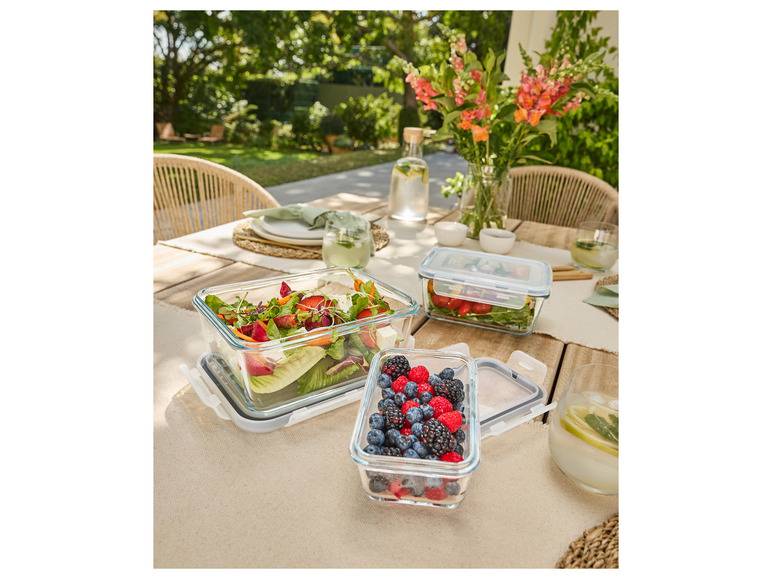 ERNESTO® Glas-Frischhaltedosen, 3-teilig Letzte 2 Tage