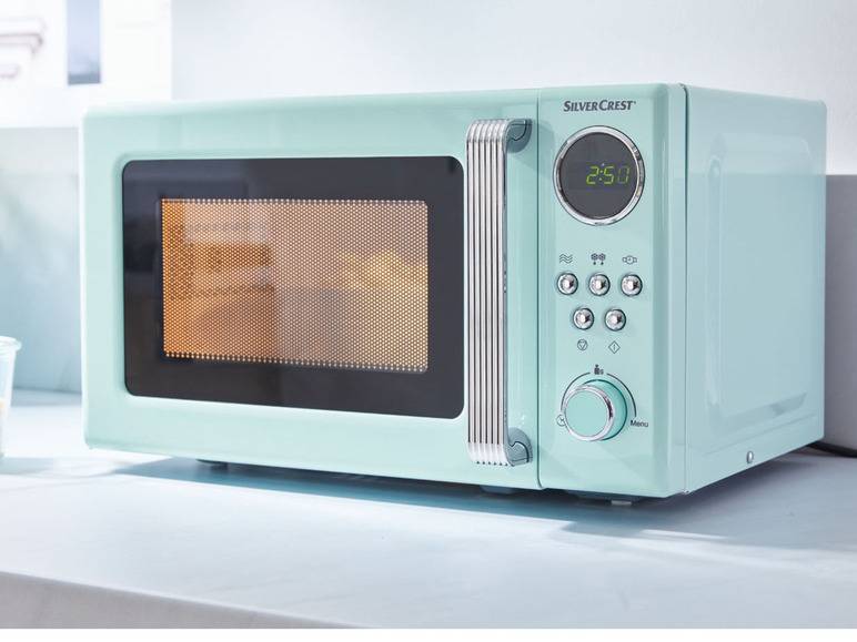 SILVERCREST® KITCHEN TOOLS Mikrowelle »SMWC 700 C1«, 17 l, 700 W türkis Letzter Tag