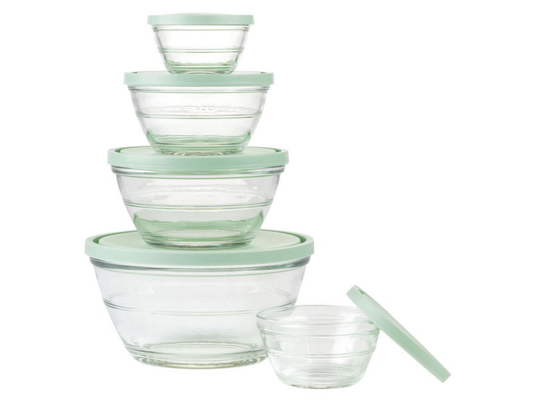 ERNESTO® Glasschüssel-Set, 5 Stück Sonderangebot der Fabrik