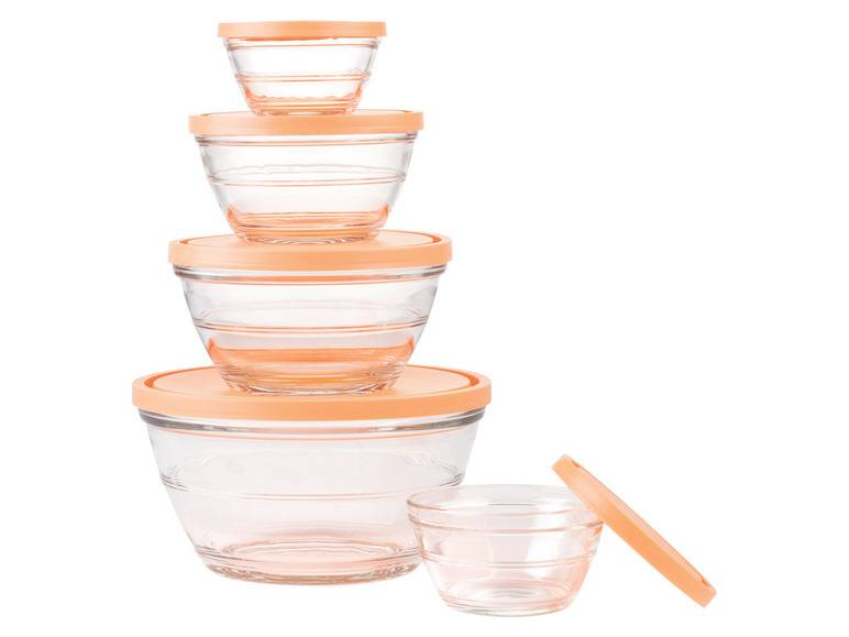 ERNESTO® Glasschüssel-Set, 5 Stück Sonderangebot der Fabrik