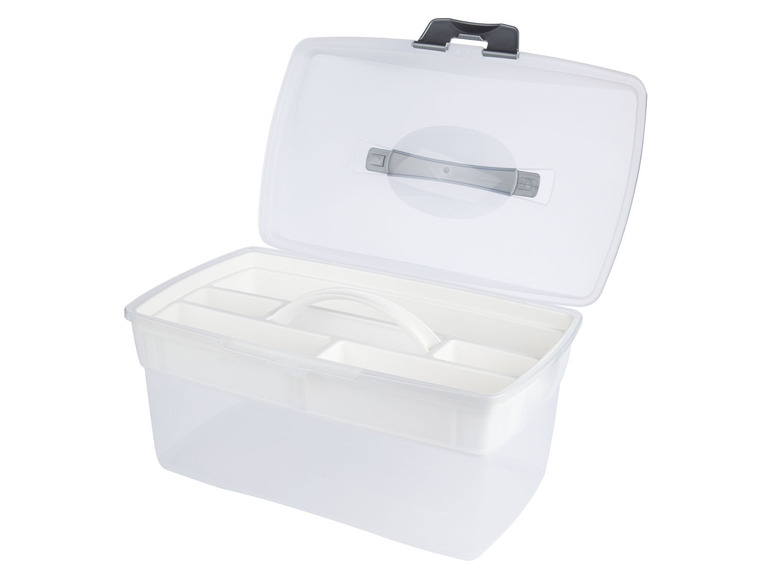 crelando® Näh-/Aufbewahrungsbox, mit Einlegefach Super Rabatt