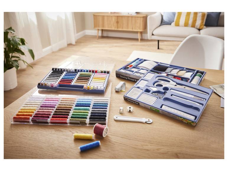 crelando® Nähgarn-Set, Modefarben, 64-teilig Speichern exportieren