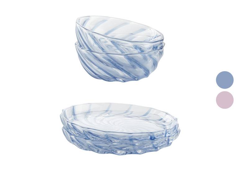 ERNESTO® Schale / Teller, 2er-Set, aus Glas