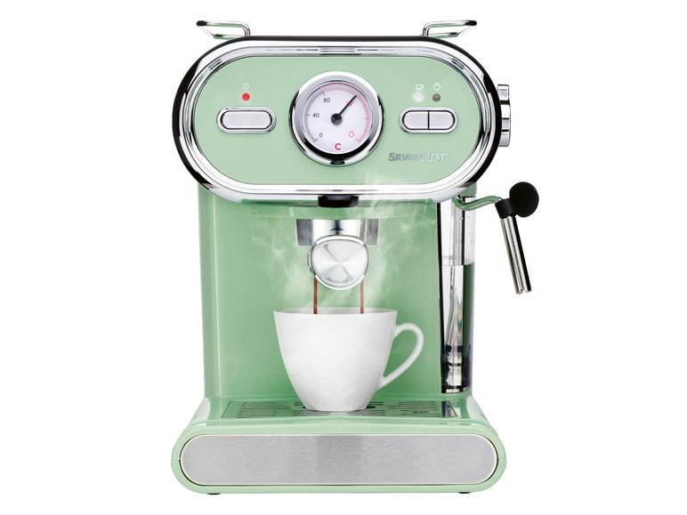 SILVERCREST® KITCHEN TOOLS Espressomaschine »SEM 1100 E1«, mint, 1100 W Kostenloser Versand