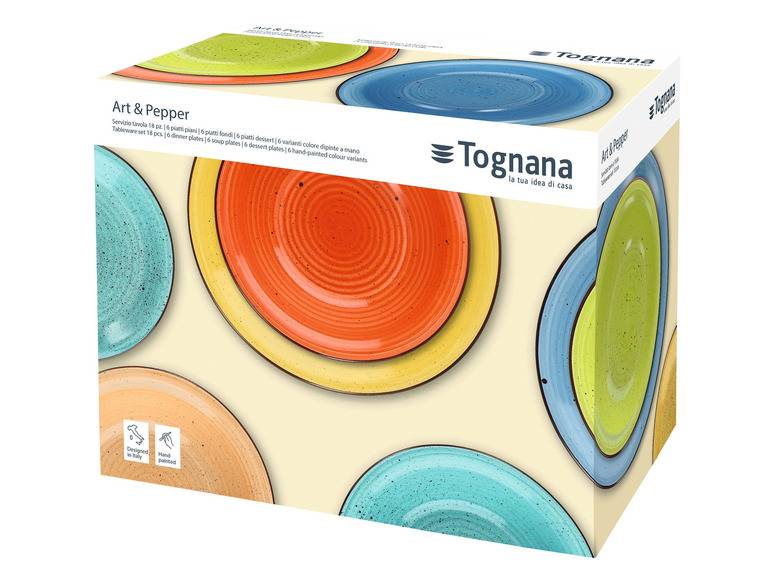 Tognana Tafelservice »Art& Pepper«, 18-teilig Jubiläumsangebot