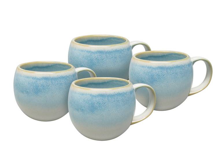 vanWell Kaffeebecher 4erSet bauchig ca. 50cl Steingut Neueste Mode