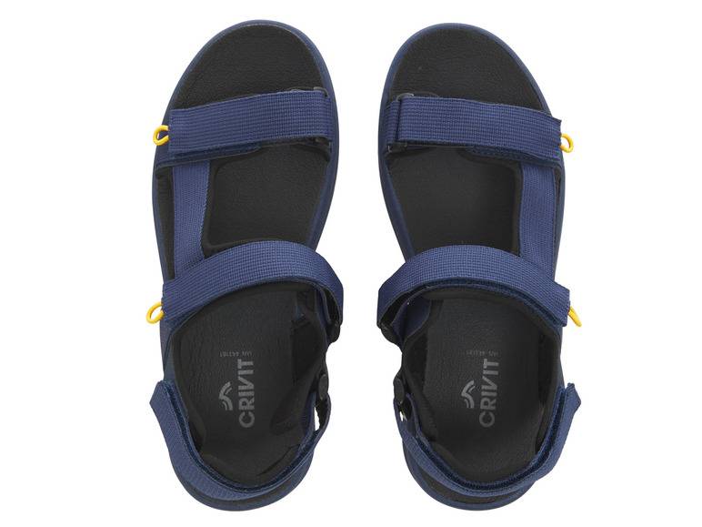CRIVIT Herren Trekking Sandalen mit gepolsterten Riemen Räumungsverkauf