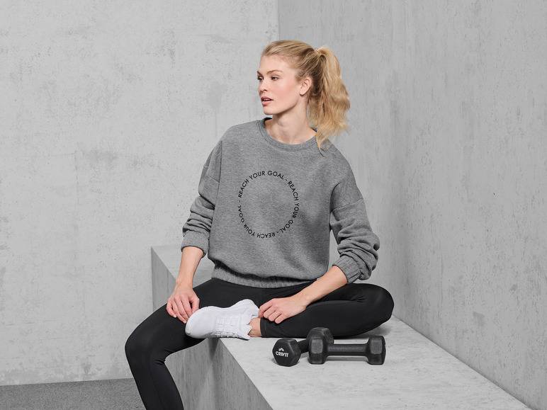 CRIVIT Damen Sweatpullover, modisch kurz geschnitten Wochenangebot