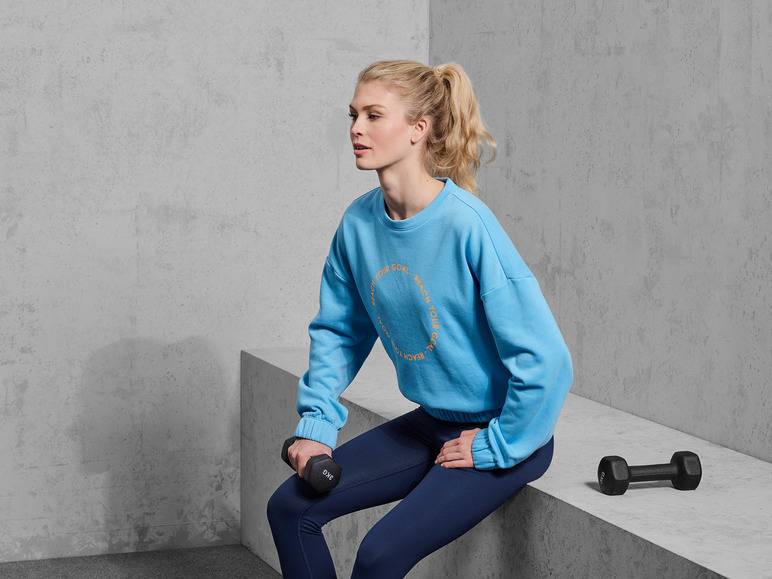 CRIVIT Damen Sweatpullover, modisch kurz geschnitten Wochenangebot