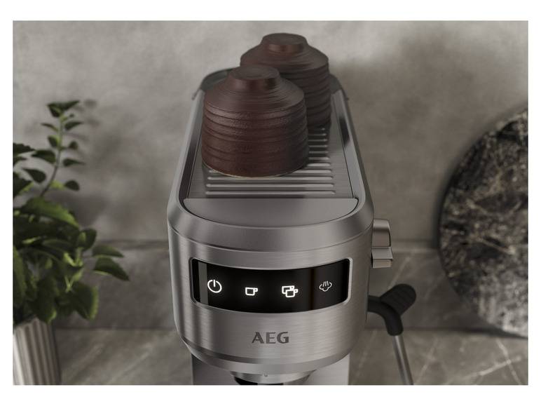 AEG Gourmet 6 Espresso Siebträgermaschine »EC6-1-6ST«, 1350 W 50% Rabatt mit kostenlosem Versand