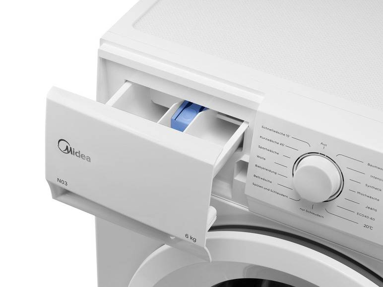 Midea Waschmaschine »MFNEW60-105«, 6 kg, EEK: E Auslauf