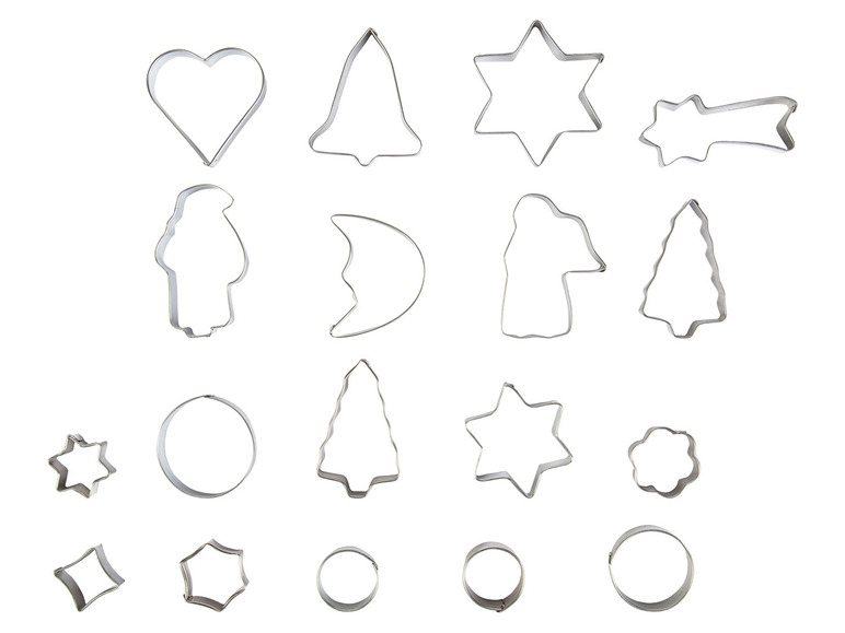 zenker Weihnachtsbäckerei Ausstecherbox, 19-teilig Fabrik Onlineshop