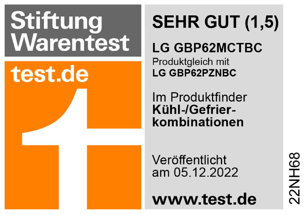 LG Kühl-Gefrierkombination »GBP62PZNBC« Total NoFrost Lagerräumung