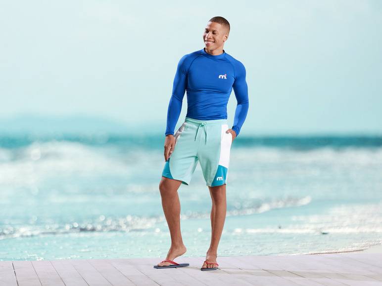 Mistral Herren Sweatshorts mit HeiQ Technologie Mint Tägliche Deals