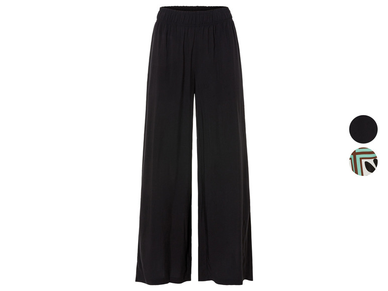 esmara® Damen Wide-Leg-Hose mit elastischem Gummizugbund Wochenangebot