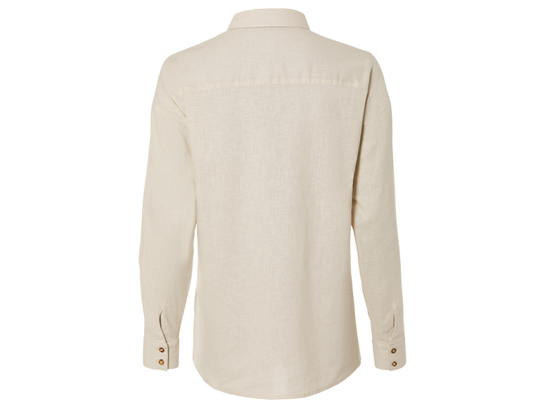 esmara® Damen Leinenbluse, leger geschnitten Neueste Stile