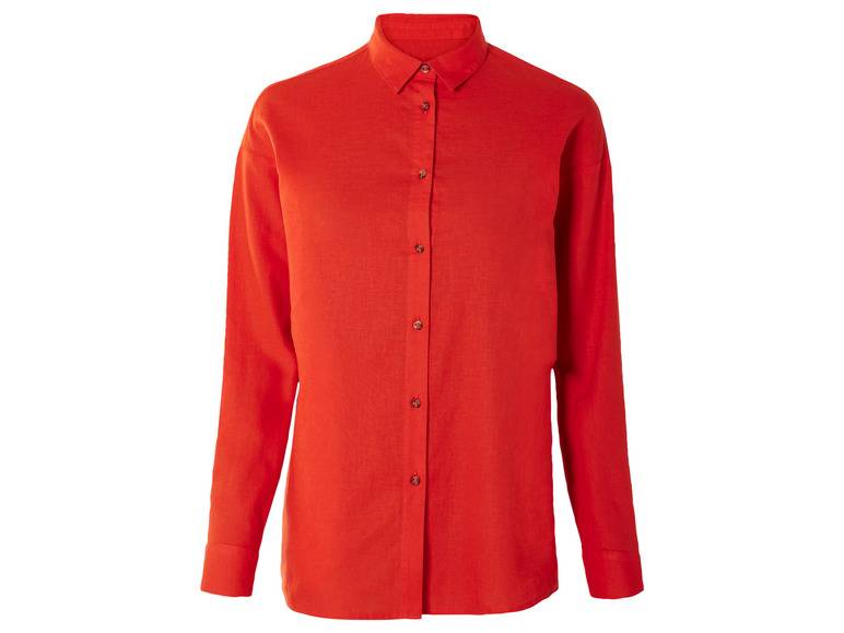 esmara® Damen Leinenbluse, leger geschnitten Neueste Stile