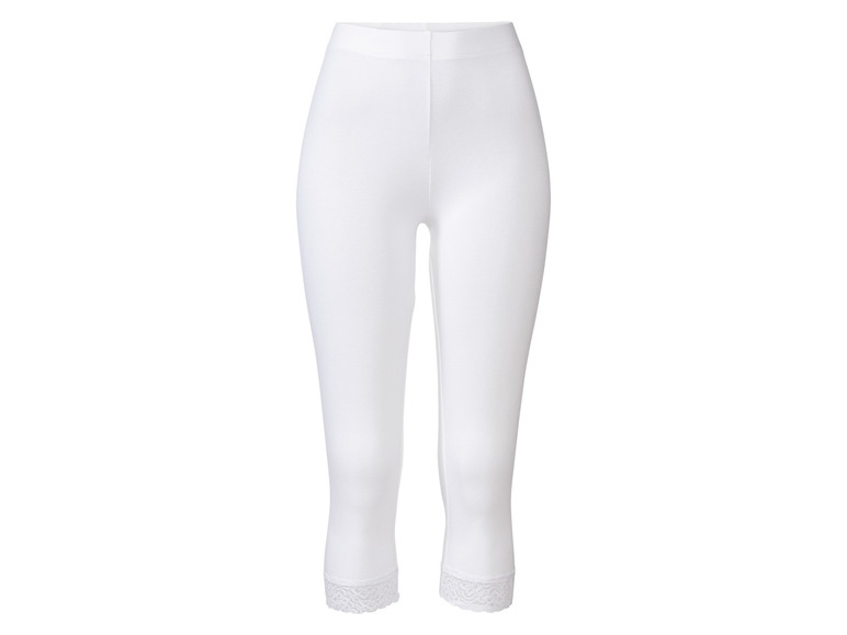 esmara® Damen Capri-Leggings, normale Leibhöhe, elastischer Bund Letzte 2 Tage