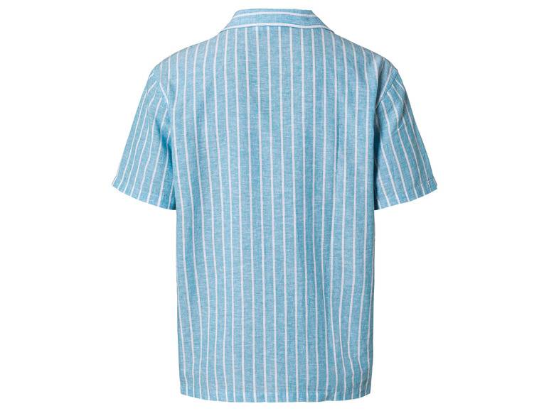 LIVERGY® Herren Leinenhemd, Regular Fit Fabrikladen