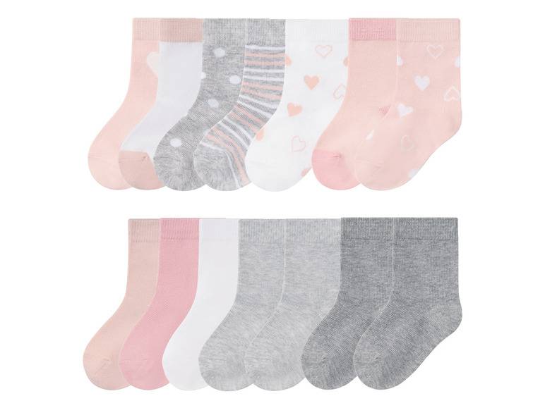 lupilu® Kleinkinder Socken, 7 Paar, mit Bio-Baumwolle Speichern exportieren
