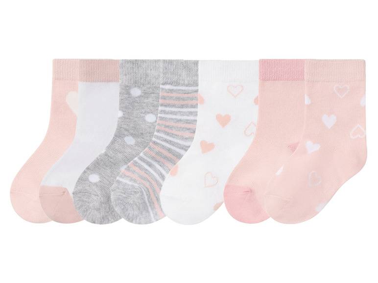 lupilu® Kleinkinder Socken, 7 Paar, mit Bio-Baumwolle Speichern exportieren
