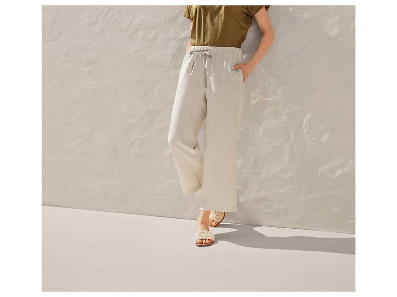 esmara® Damen Leinenhose mit normaler Leibhöhe Im Verkauf