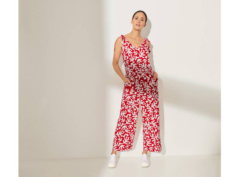 esmara® Damen Jumpsuit mit V-Ausschnitt 2025