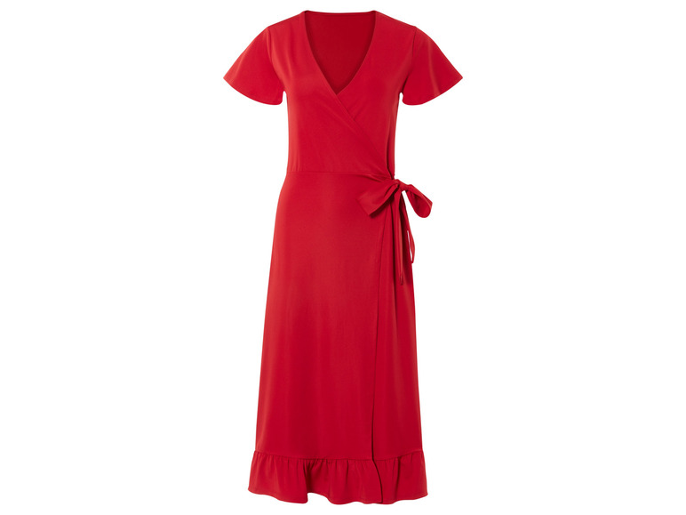 esmara® Damen Wickelkleid mit verspielten Volants Online