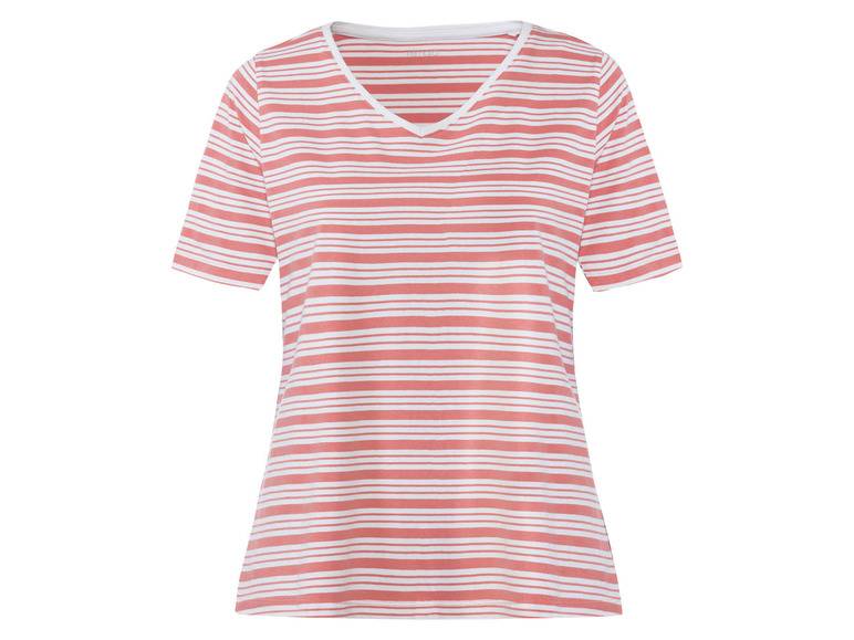 esmara® Damen T-Shirt, 2 Stück, mit hohem Baumwollanteil Limitierter Zeitrabatt
