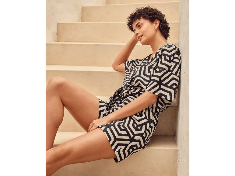 esmara® Damen Leinenbluse, leger geschnitten Sonderangebot