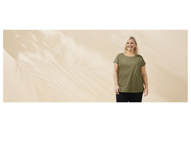 esmara® Damen T-Shirt aus reiner Baumwolle Exklusivangebot
