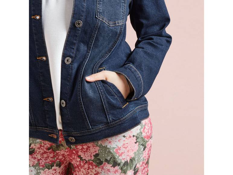 esmara® Damen Jeansjacke, leicht tailliert geschnitten Osterangebot