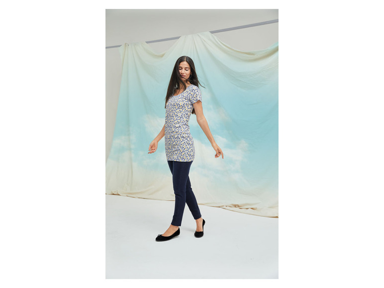esmara® Damen Longshirt, figurbetont aus Stretchjersey Vatertagsangebot