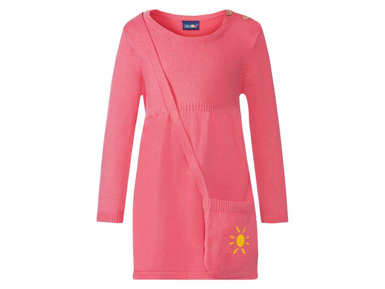 lupilu® Kleinkinder Strickkleid, mit Umhängetäschchen Heißer Verkauf