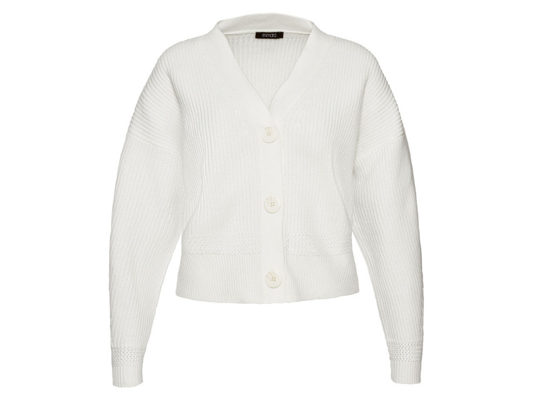 esmara® Damen Cardigan, mit klassischem Patentmuster Blitzangebot