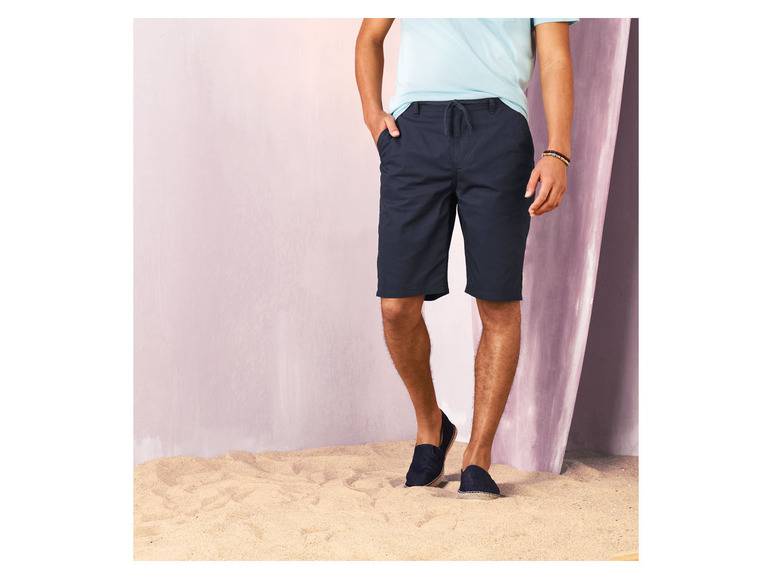 LIVERGY® Herren Shorts, mit teilelastischem Gummizugbund Große Rabatte