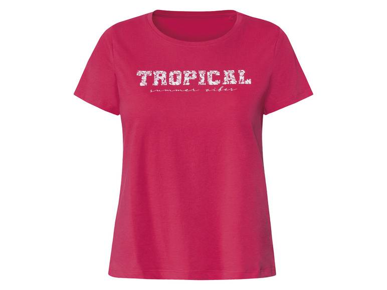 esmara® Damen T-Shirt, tailliert geschnitten, mit Print Begrenzte Freigabe