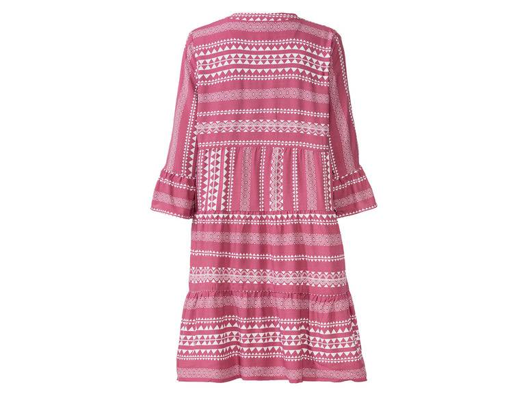 esmara® Damen Tunika Kleid, mit Volants am Ärmelabschluss Auslauf