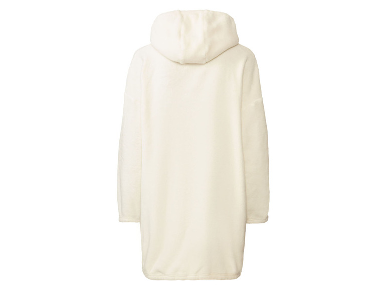 esmara® Damen Plüsch-Kleid mit Kapuze und Teddyplüsch im Angebot