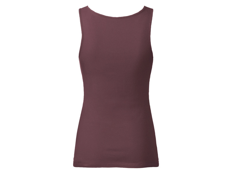 esmara® Damen Tops, 2 Stück, in anschmiegsamer Ripp-Qualität Fabrikverkauf