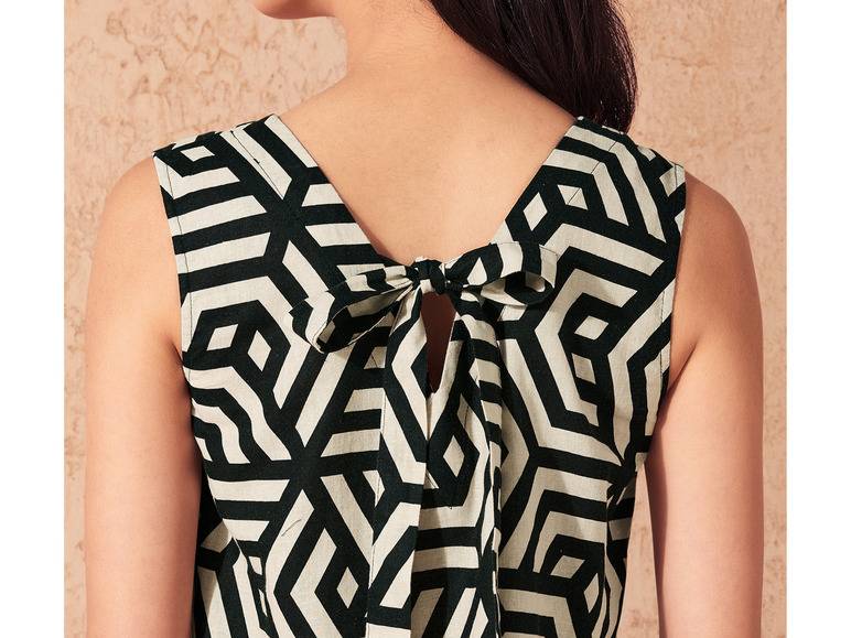 esmara® Damen Leinenkleid mit V-Ausschnitt Blitzverkäufe