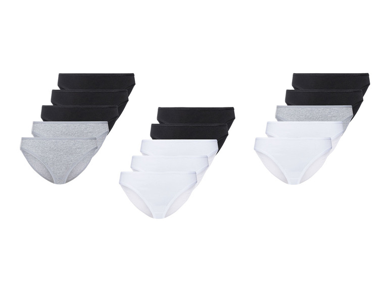 esmara® Damen Slips, 5 Stück, XL - 3XL Rabatt